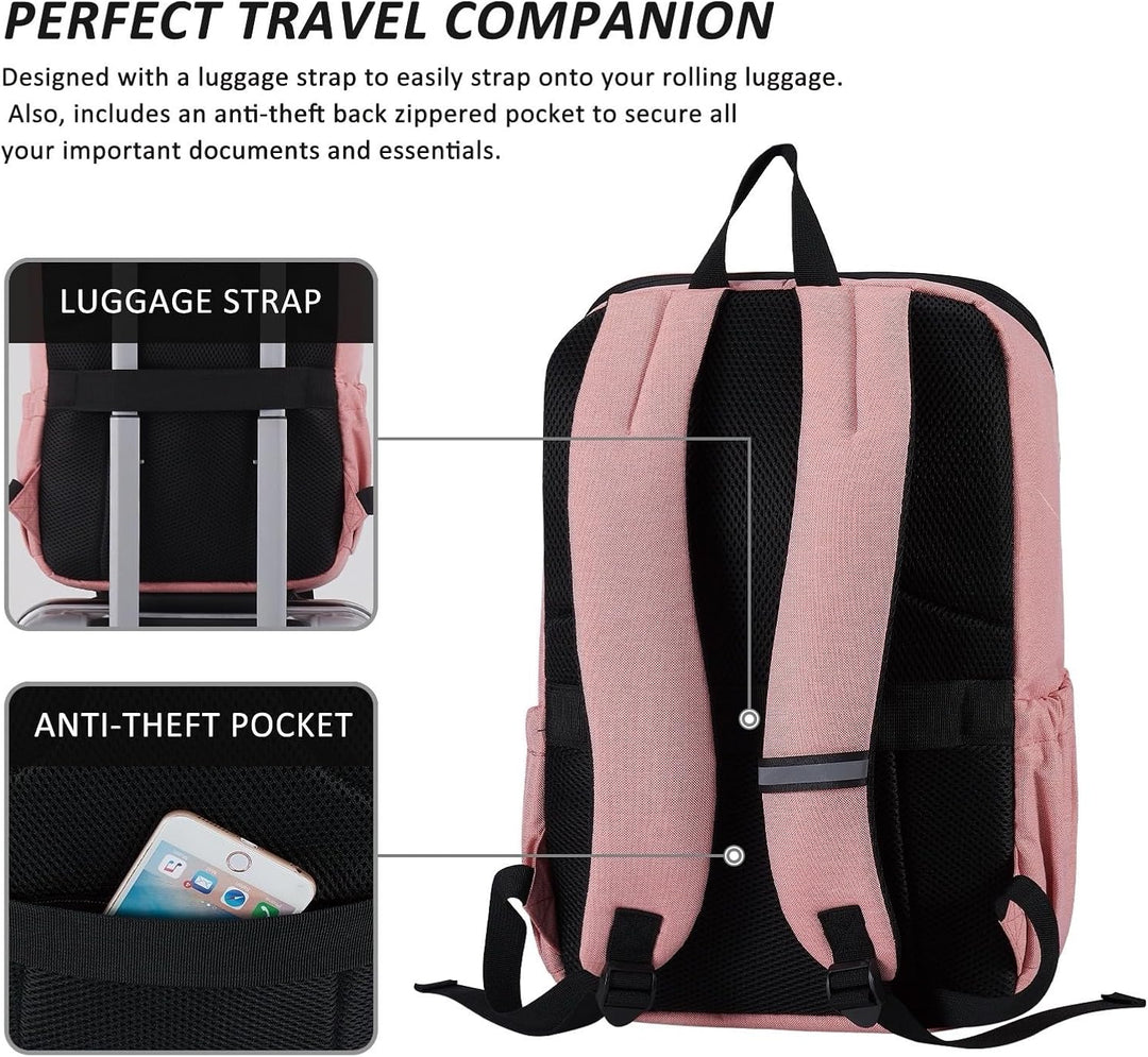 MAXTOP Mochila para portátil de almacenamiento profundo con puerto...