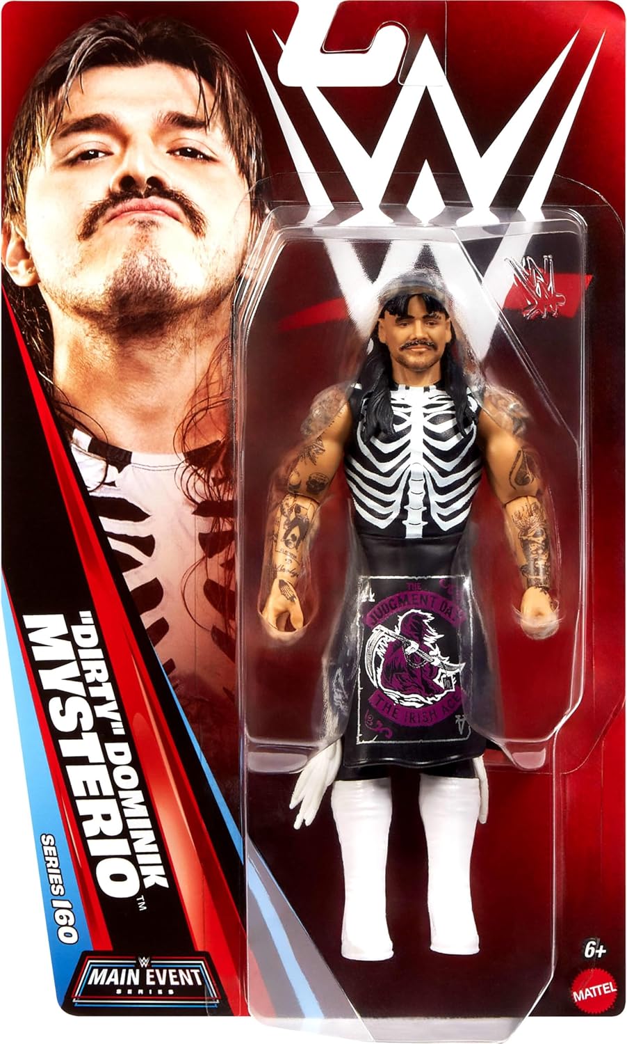 Mattel WWE "Dirty" Dominik Mysterio Figura de acción, Main...