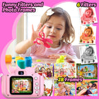 Cámara Mejorada para Niños y Niñas, Cámara Digital para Selfie con...