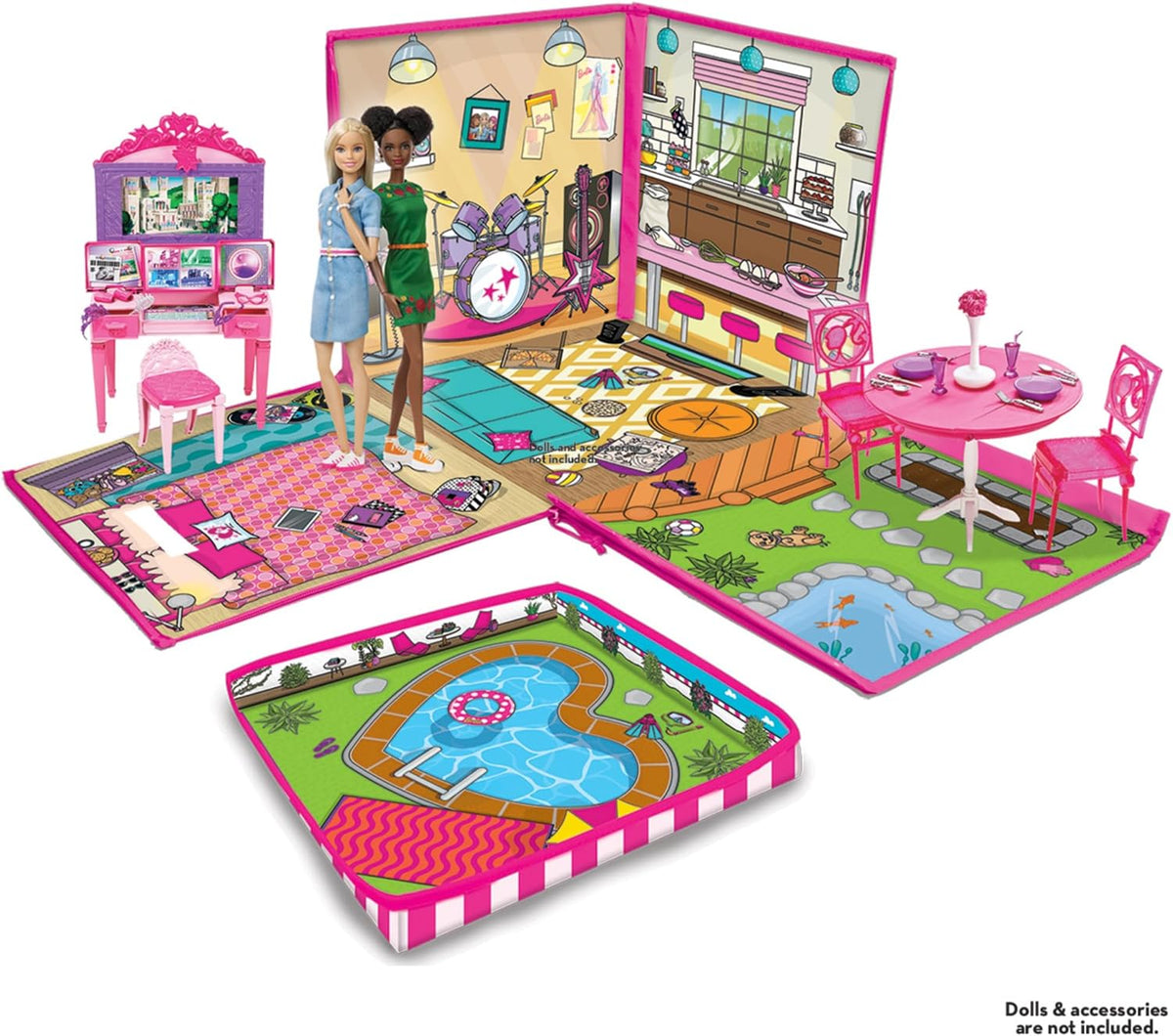 Caja ZipBin con cierres para guardar hasta 40 Barbies; se puede uti...