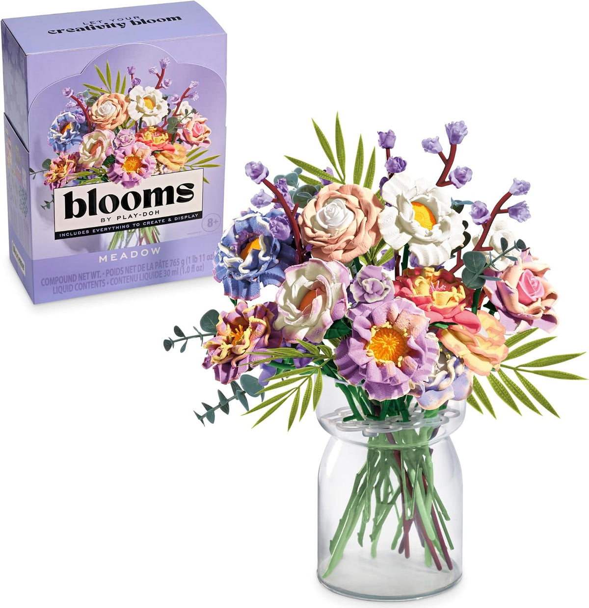 Play-Doh Blooms Meadow - Kit de fabricación de ramo de flores