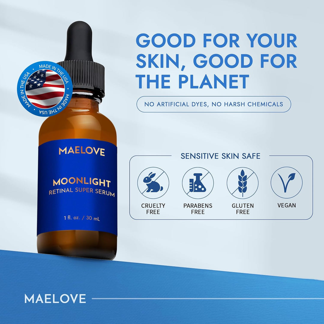 MAELOVE Moonlight Advanced Retinal Super Serum, 10 veces más fuerte...