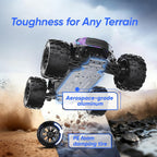 1/14 RC Cars 50 KPH 4WD Camión Offroad con 25W Cargador Rápido 3S