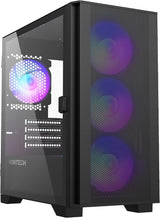 Montech AIR 100 ARGB Torre Micro-ATX con cuatro ventiladores ARGB p...