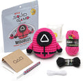 Kit de Crochet The Woobles Squid Game para Principiantes (Guardia Roja)
