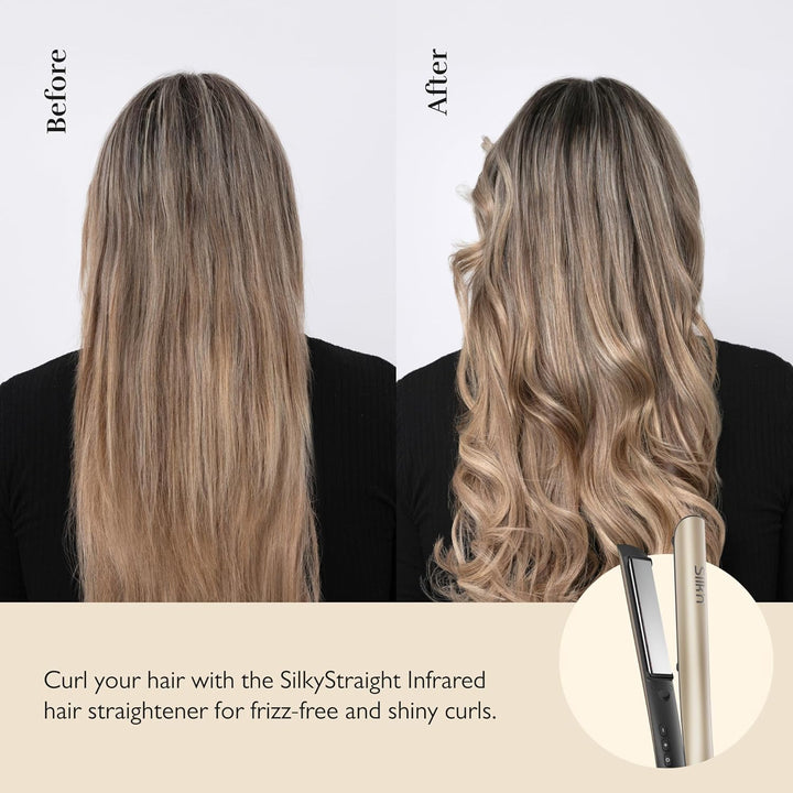 Silk'n Plancha profesional 2 en 1 para mujer, plancha plana de...