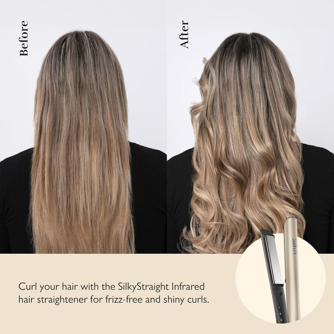 Silk'n Plancha profesional 2 en 1 para mujer, plancha plana de...