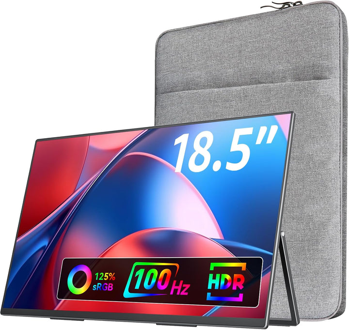 VisionOwl Monitor Portátil Grande de 18.5 Pulgadas 1080P FHD 100Hz...