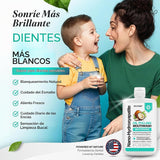Enjuague bucal blanqueador con nano-hidroxiapatita y oil pulling pa...