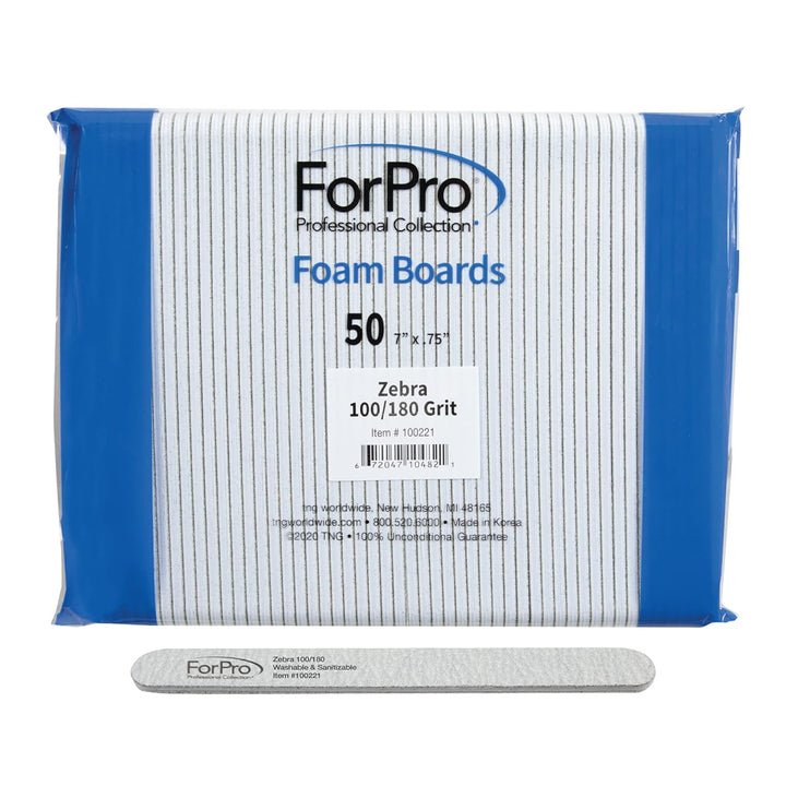 ForPro Professional Collection Tabla de espuma Zebra, grano 100\/18...