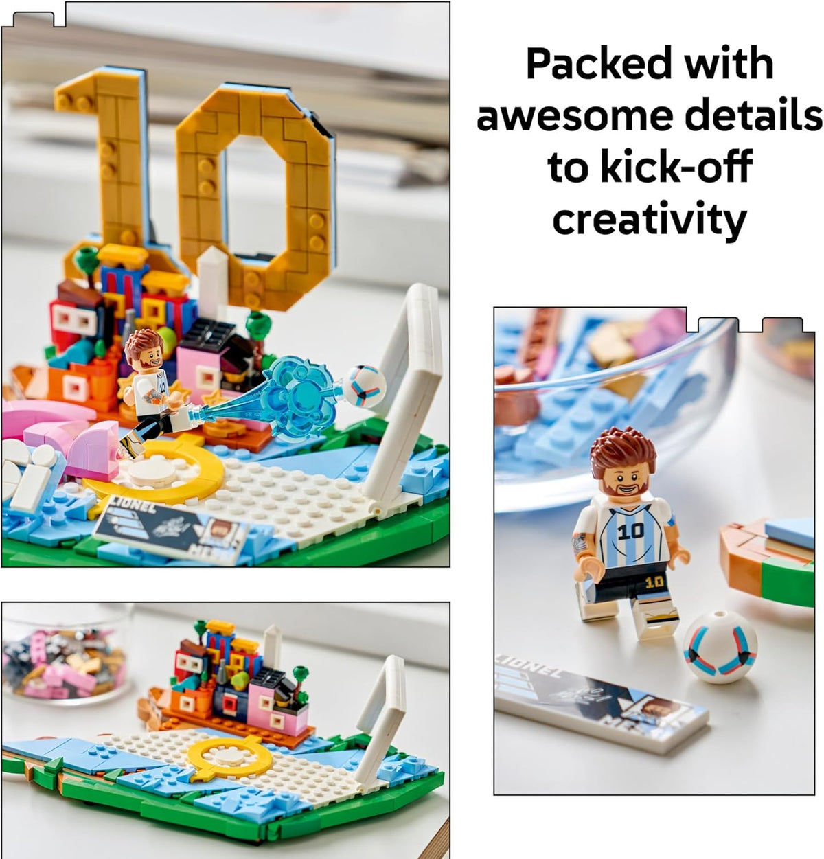 LEGO Editions Lionel Messi - Juego de construcción para niños y niñ...