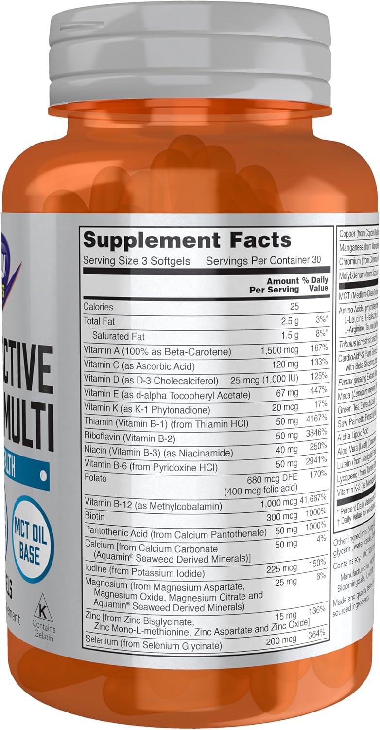 NOW Sports Nutrition, Multi deportes extremos para hombre con amino...