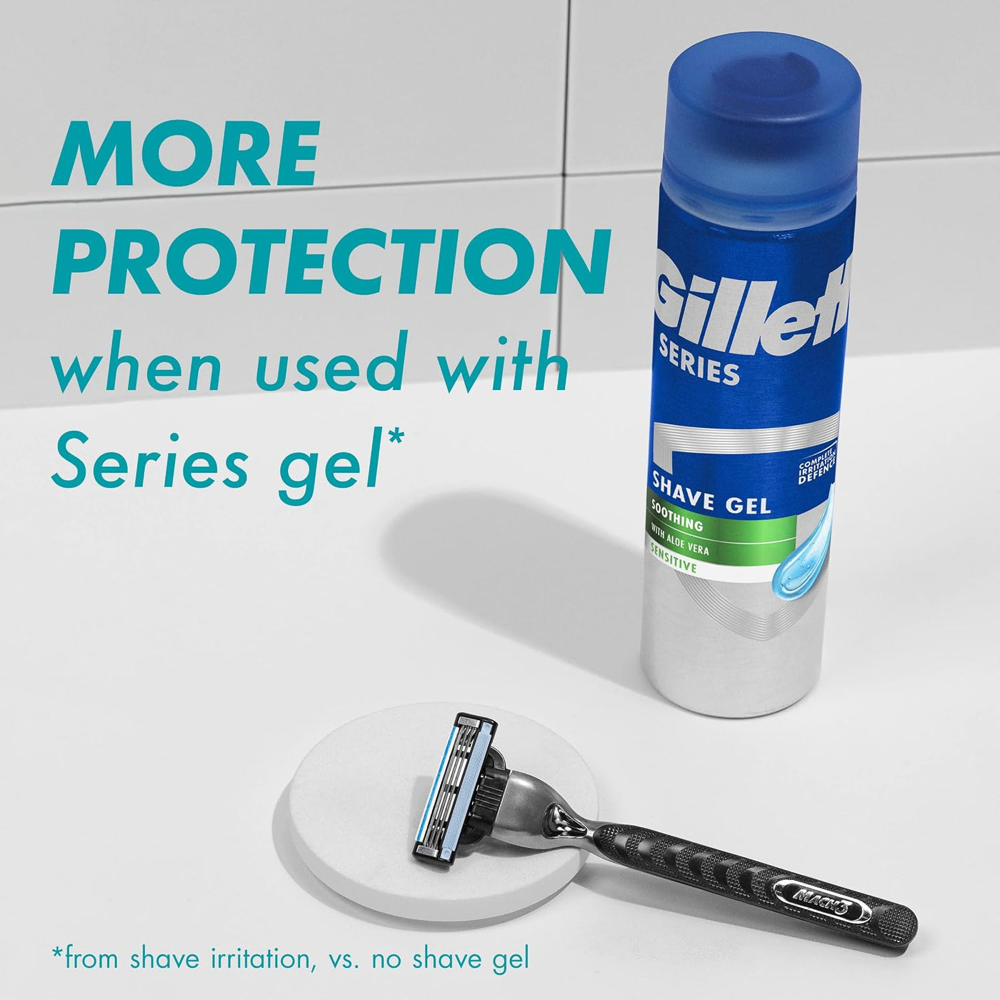 Gillette Mach3 - Recambios de maquinilla de afeitar para hombres, 4...