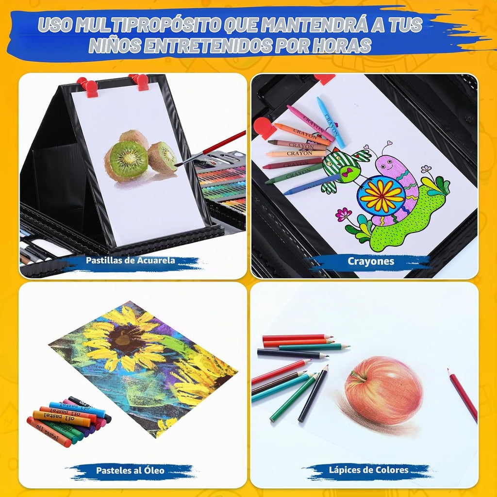 All en One Art Supplies Include Drawing Kit, Origami & Paper-Cutting Crafts