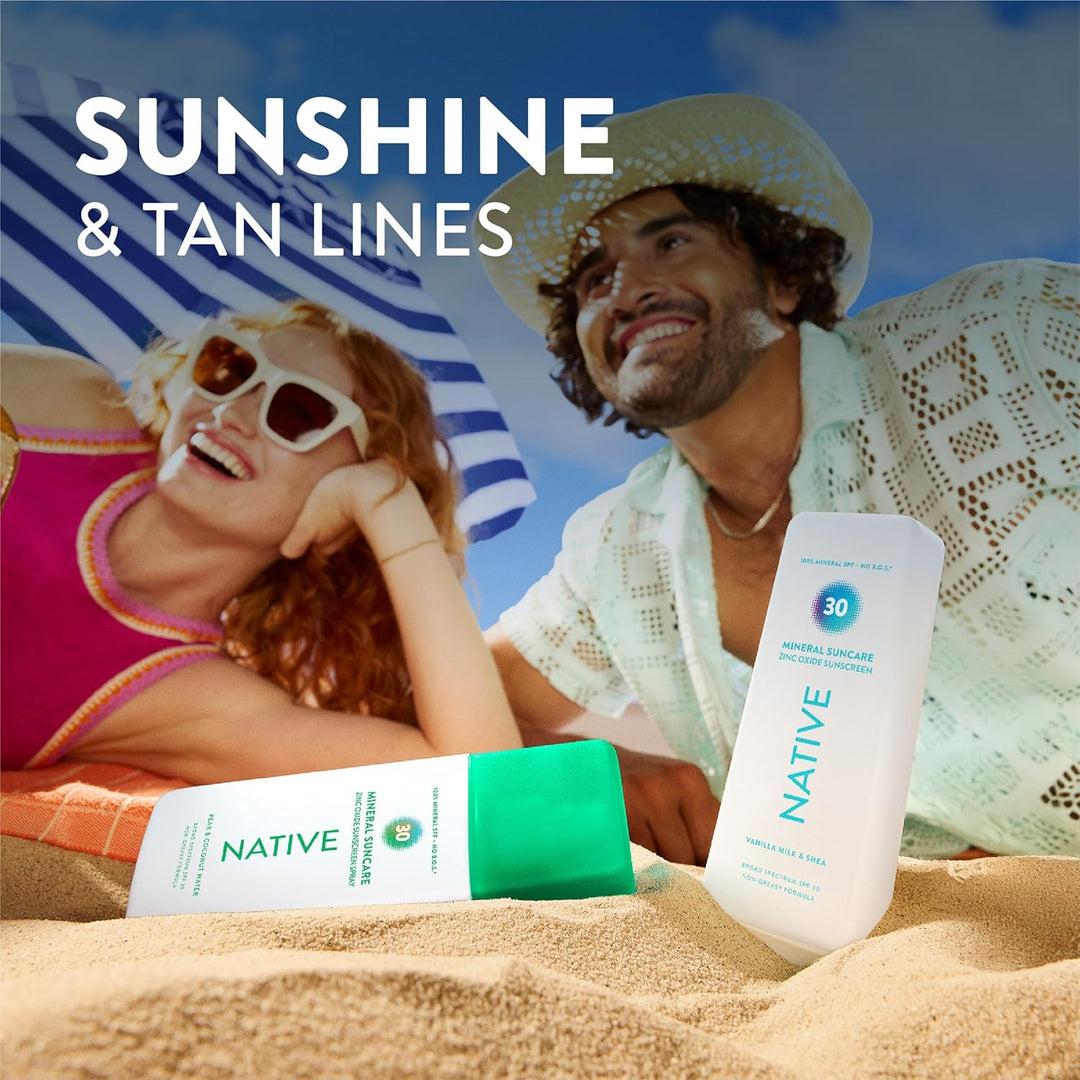 Native Loción de protección solar Vanilla Milk &amp; Shea SPF 30, 1...