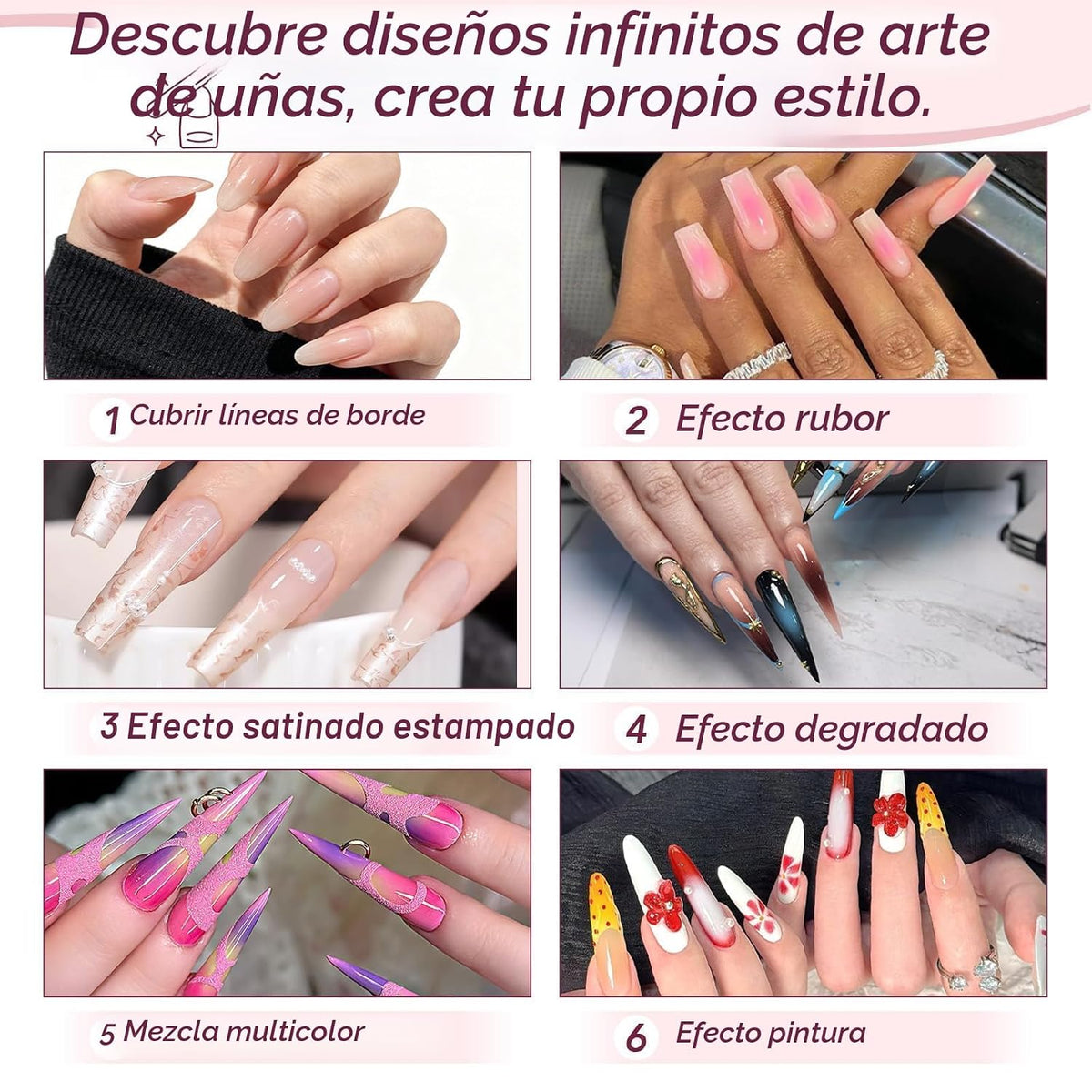 GZIXBDA Kit de Esmalte de Gel y Herramientas de Pintura con Esponja...