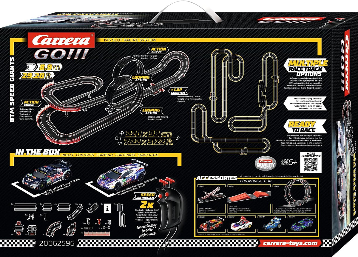 Carrera GO DTM Speed Giants Juego de pista de carreras de coches