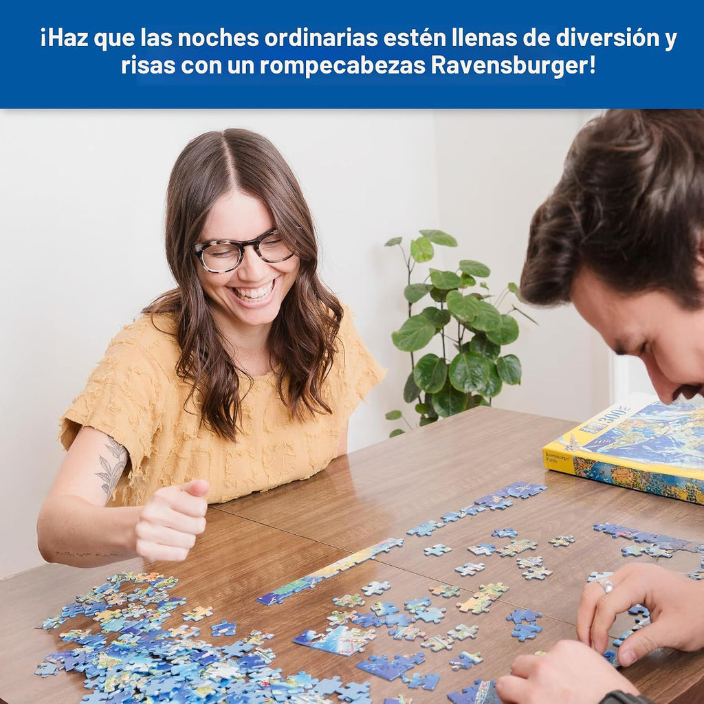 Ravensburger - Mundo de Libros - Rompecabezas de 2000 Piezas - Emocionante Visión de los Destinos Más Emocionantes del Mundo - Hermosas Imágenes - Enmarcable - Calidad Premium - Regalo Ideal