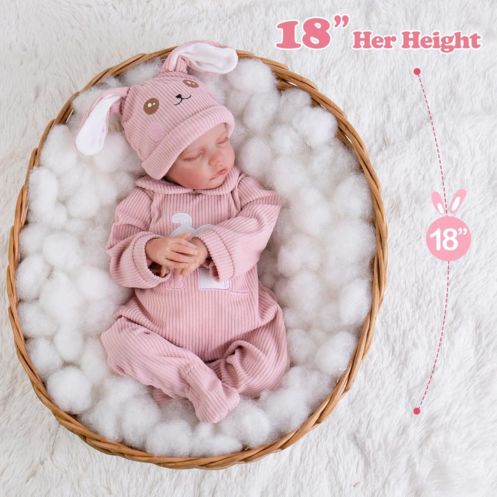 Aori Reborn Baby Dolls Girl \u2013 18 pulgadas realista durmiendo r...