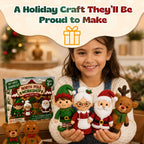 Pinwheel Crafts North Pole - Kit de costura de Navidad para niños