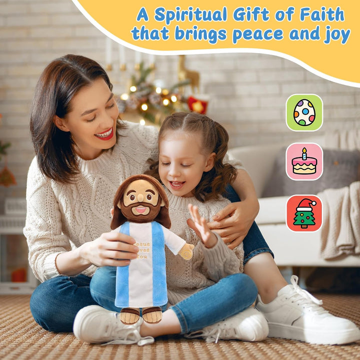 Yelakey Muñeco de peluche que habla Jesús Habla 36