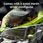 LEGO Speed Champions Aston Martin Valkyrie AMR Pro y Vantage GT3 2 modelo coleccionable 76910 – Juego de autos de carreras y juguetes, incluye 2 minifiguras de conductor, gran regalo para niños, niñas
