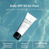 MARLOWE. Hidratante facial con SPF 50, 3.4 onzas, paquete de 2, loc...