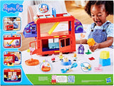 Peppa Pig Juego de autobús de fiesta 2 en 1 con 3 figuras