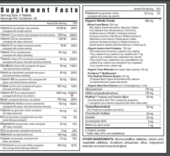 Youngevity Beyond Tangy Tangerine 2.0 Complejo multivitamínico y mi...