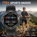Reloj inteligente para exteriores para hombres, AMOLED de 1.43 pulgadas