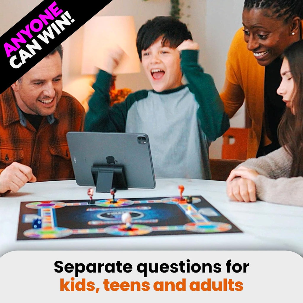 Outsmarted Live Quiz Show Juego de Mesa Interactivo - Ultimate, Edades 8+
