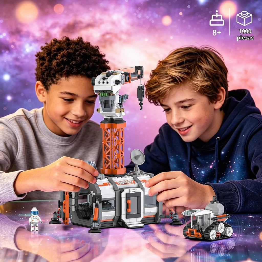 Space Base Building Sets, Exploration Space Station Model, 1000 PCS