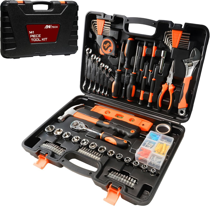 Kit de herramientas de reparación para el hogar de 141 piezas, jueg...