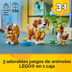 LEGO Creator 3 en 1 Cute Animals: Juguetón Cachorro Perro 31382