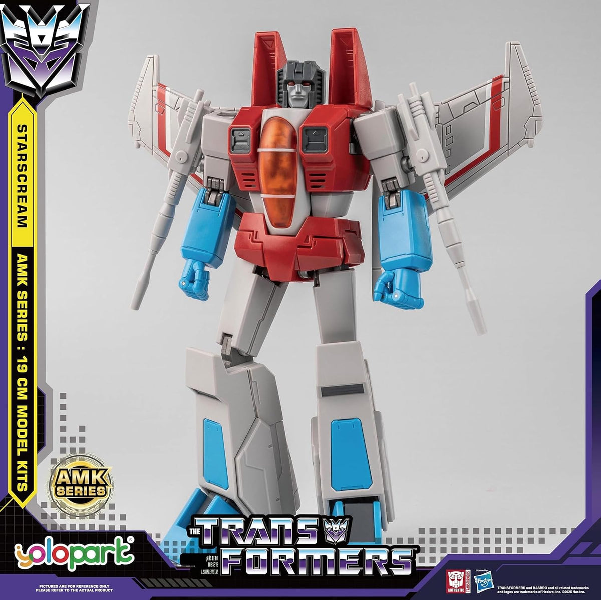 YOLOPARK Starscream Transformer Toys, serie AMK Transformers G1 figuras de acción