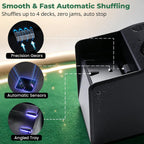 Barajador automático de tarjetas para 1-4 cubiertas, máquina barajadora de