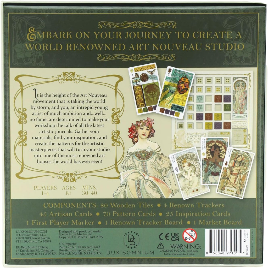 Artistry Board Game | Juego de Estrategia para la Familia | Para mayores de 8 años | para 1-4 jugadores | Tiempo promedio de juego 30-40 minutos | Perfecto para la noche de juegos en familia