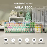 MechLands Aula S500 Teclado para juegos con cable, teclado mecánico...