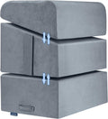Lámpara Kayfia - Reposapiés ajustable para debajo del escritorio en el trabajo, color gris
