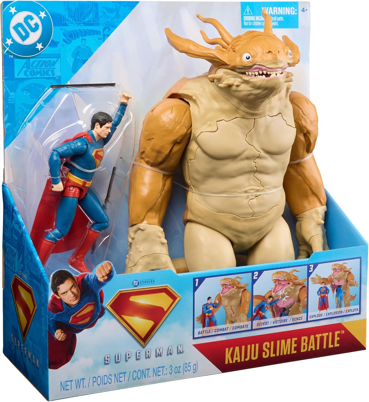 DC Comics SUPERMAN vs Kaiju Slime Battle Set