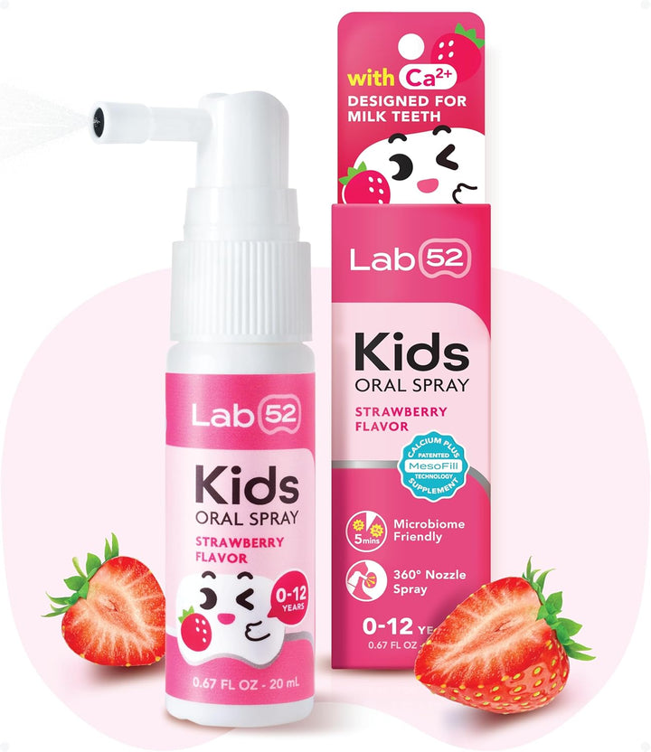 LAB52 Spray Oral para Niños, Ayudante de Pasta de Dientes para el C...