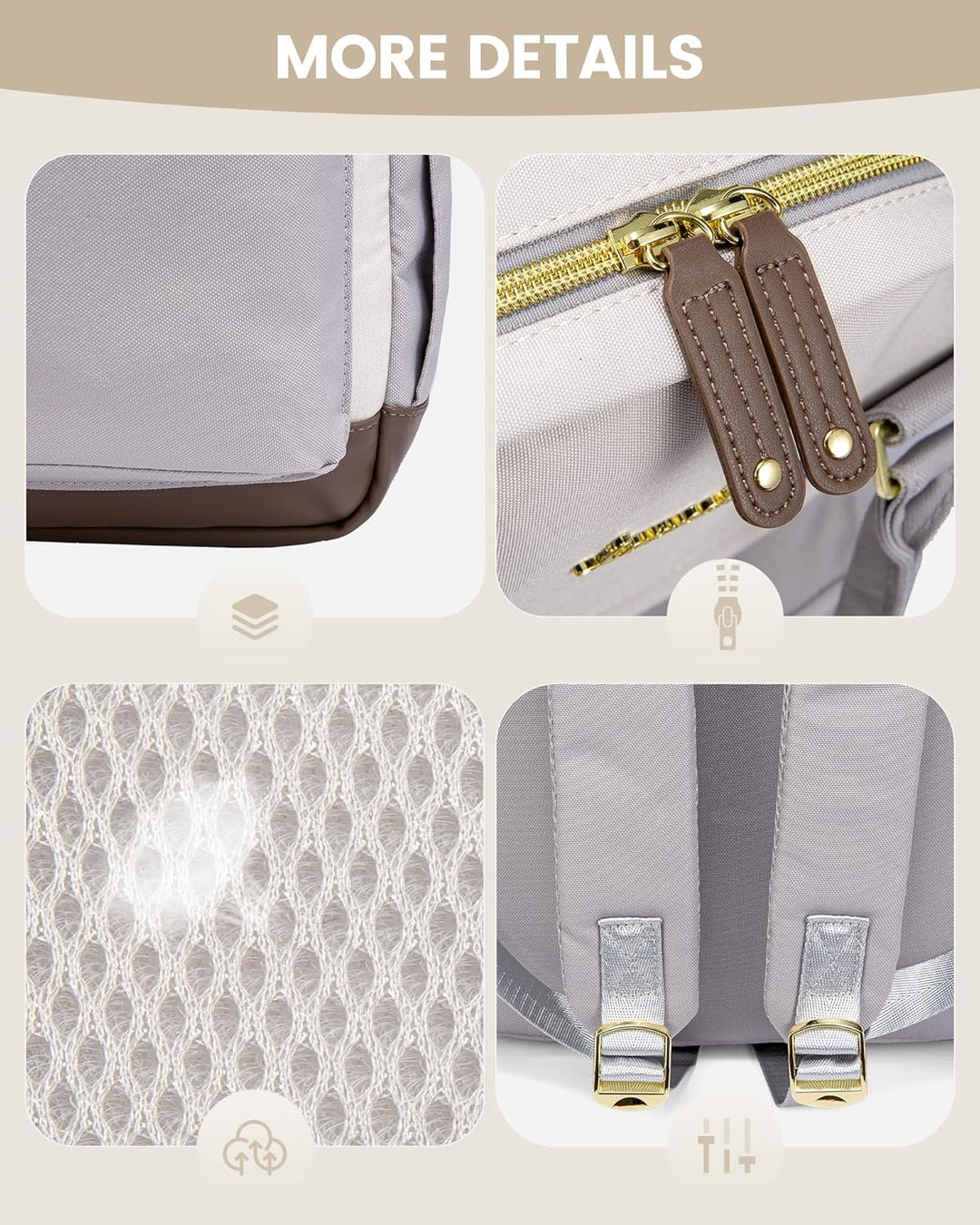 LOVEVOOK Mochila de viaje para laptop para mujer, bolsa antirrobo p...