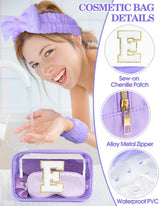 Juegos de regalo para mujeres, bolsa de maquillaje con inicial con...