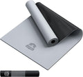 HAPBEAR Esterilla de Yoga Grande - 72"x36" Extra Ancha - 1/4" de Espesor PVC Dual Color | Superficie Antideslizante y Alto Amortiguamiento - Ideal para Yoga, Pilates y Entrenamientos en Casa - Bolsa de Malla Bolsa de Regalo