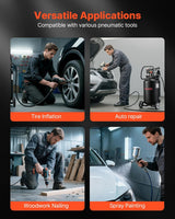 VEVOR Compresor de aire de 10 galones, 2HP 4.8 SCFM a 90PSI, tanque...