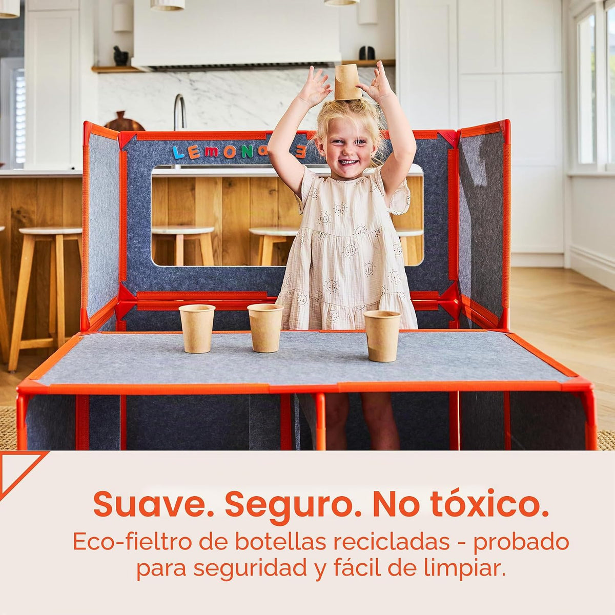 Superspace Paneles de construcción de fuertes magnéticos gigantes, juego grande, 24 paneles, azulejos magnéticos de tamaño real para niños, construye fuertes castillos cohetes, juguete STEM de 3 a 10