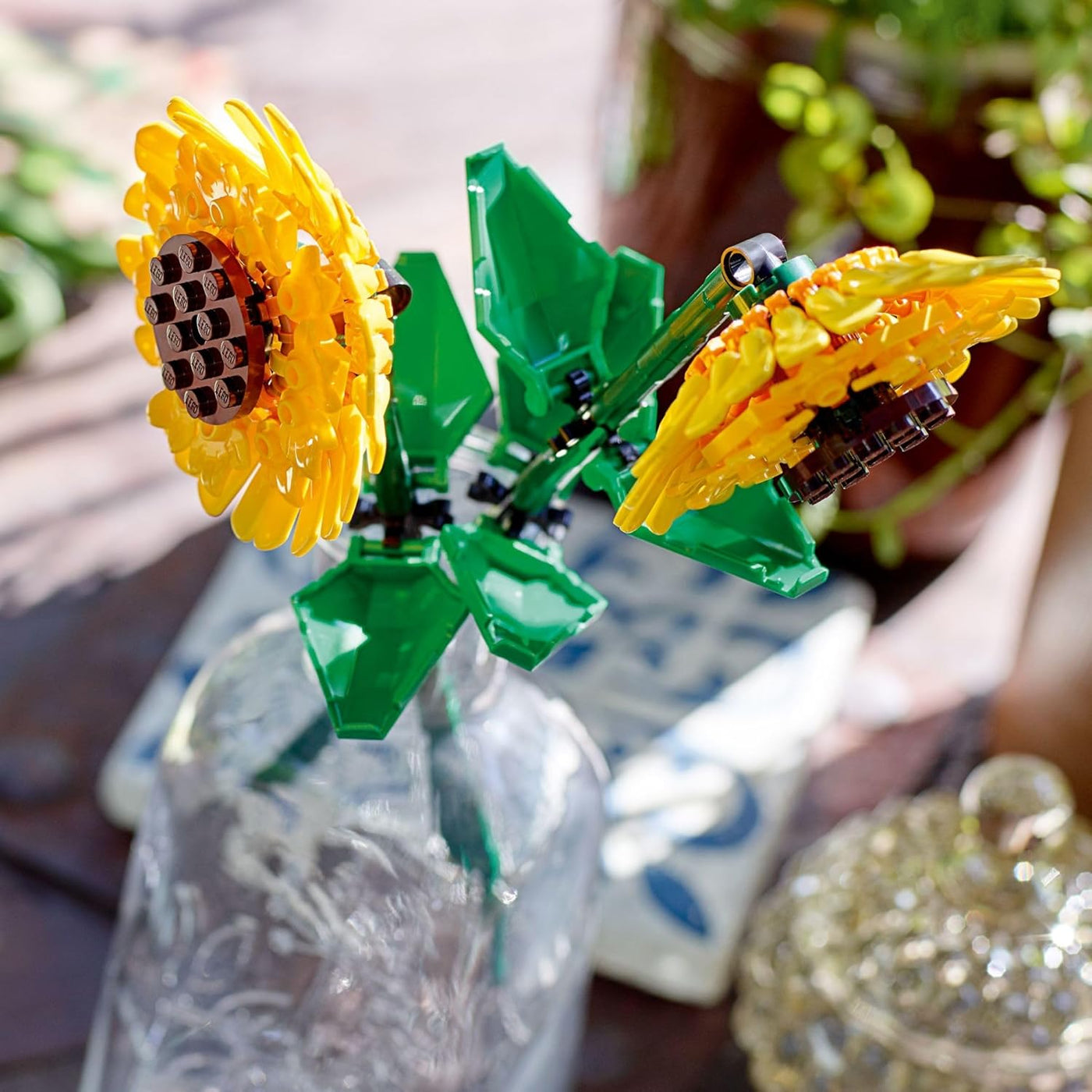 LEGO Girasoles de juguete de construcción para niños niñas