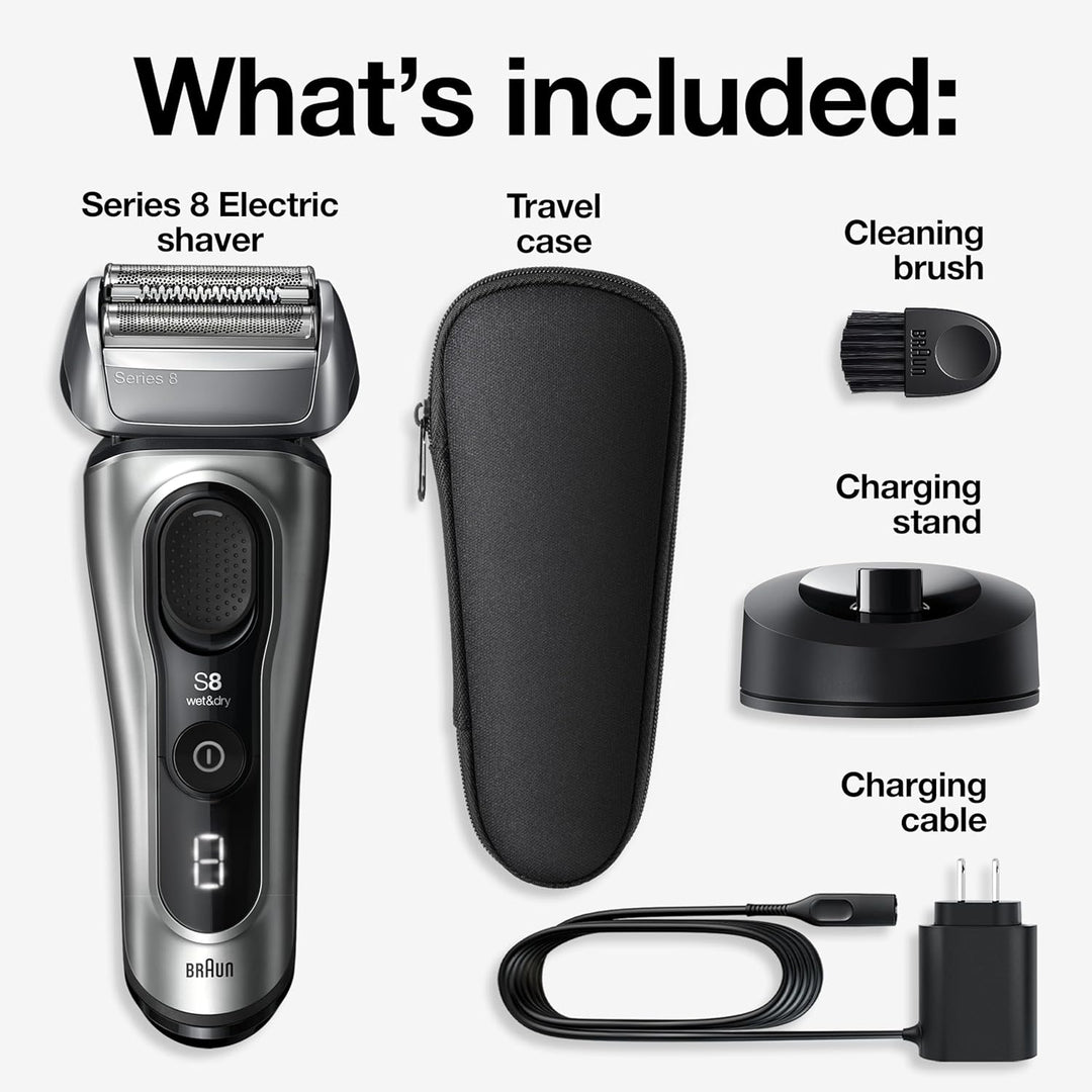 Braun - Maquinilla de afeitar eléctrica para hombre, serie 8 8517s...