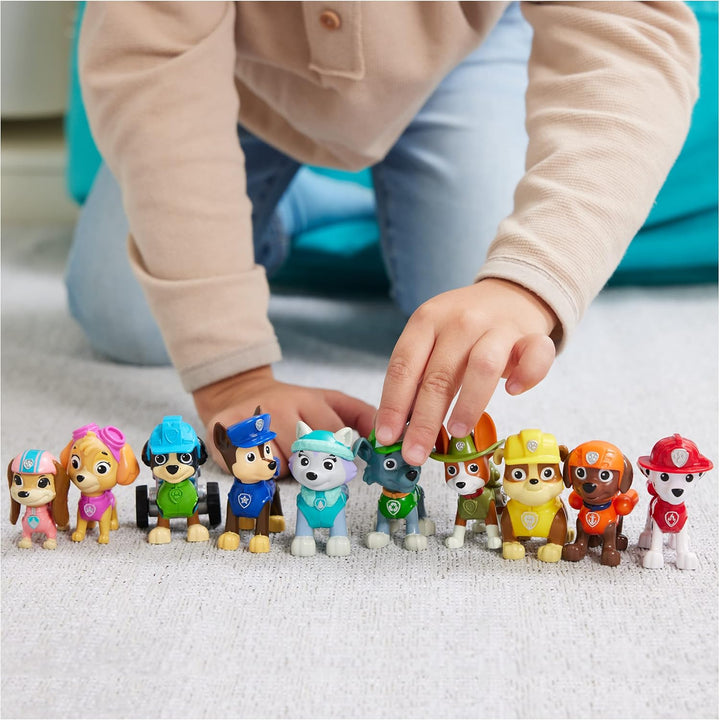 Paw Patrol, Paquete de regalo de figuras de juguete de 10.º anivers...