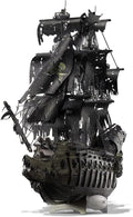 Piececool - Rompecabezas de metal 3D para adultos, juegos de construcción de modelos de barco pirata Flying Dutchman, kit de construcción de modelo de embarcación 3D, kits de manualidades para armar